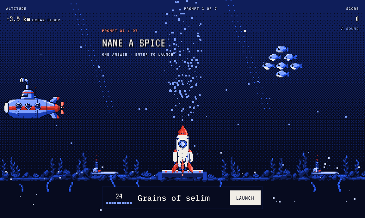 Cosmillion daily prompt: Name a spice, typing an answer
